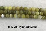 CAA1955 15.5 inches 14mm round banded agate gemstone beads