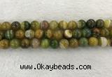 CAA1964 15.5 inches 12mm round banded agate gemstone beads