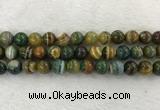 CAA1965 15.5 inches 14mm round banded agate gemstone beads