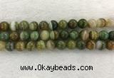 CAA1975 15.5 inches 14mm round banded agate gemstone beads