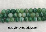 CAA2005 15.5 inches 14mm round banded agate gemstone beads