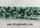 CAA2010 15.5 inches 4mm round banded agate gemstone beads