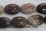 CAA211 15.5 inches 13*18mm oval madagascar agate beads