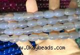 CAA2111 15.5 inches 10*14mm drum agate beads wholesale