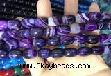 CAA2114 15.5 inches 10*14mm drum agate beads wholesale