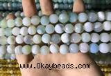 CAA2242 15.5 inches 10mm faceted round banded agate beads