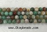 CAA2304 15.5 inches 12mm round banded agate gemstone beads