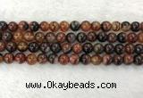 CAA2321 15.5 inches 10mm round banded agate gemstone beads