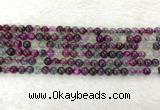 CAA2329 15.5 inches 4mm round banded agate gemstone beads