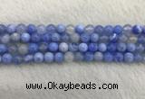 CAA2333 15.5 inches 8mm round banded agate gemstone beads