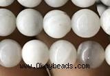 CAA2341 15.5 inches 6mm round white crazy lace agate beads wholesale