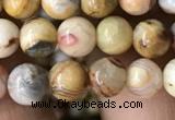 CAA2349 15.5 inches 6mm round crazy lace agate beads wholesale