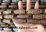 CAA2702 15.5 inches 14*38mm - 16*43mm rice tibetan agate dzi beads