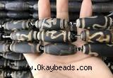 CAA2715 15.5 inches 14*38mm - 16*43mm rice tibetan agate dzi beads