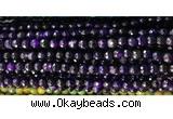 CAA2881 15 inches 6mm faceted round fire crackle agate beads wholesale