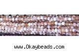 CAA2891 15 inches 6mm faceted round fire crackle agate beads wholesale