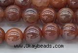 CAA3501 15.5 inches 6mm round AB-color fire agate beads wholesale