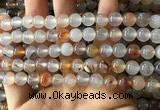 CAA3598 15.5 inches 8mm round dendritic agate beads wholesale