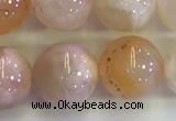 CAA3645 15.5 inches 10mm round sakura agate beads wholesale