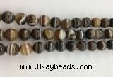 CAA3801 15.5 inches 10mm round line agate beads wholesale