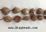 CAA3812 15.5 inches 20*25mm - 25*35mm nuggets rough agate beads