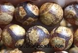 CAA3864 15 inches 8mm round tibetan agate beads wholesale