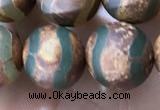 CAA3897 15 inches 10mm round tibetan agate beads wholesale