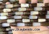 CAA3941 15.5 inches 8*34mm rice Madagascar agate beads wholesale