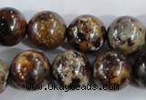 CAA398 15.5 inches 18mm round fire crackle agate beads wholesale