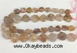 CAA4043 15.5 inches 18*25mm - 22*25mm nuggets sakura agate beads