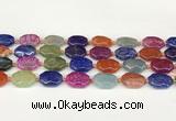 CAA4494 15.5 inches 13*18mm octagonal dragon veins agate beads