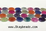 CAA4495 15.5 inches 15*20mm octagonal dragon veins agate beads