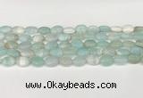 CAA4649 15.5 inches 10*14mm oval banded agate beads wholesale