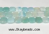 CAA4761 15.5 inches 18*18mm square banded agate beads wholesale