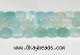 CAA4769 15.5 inches 20*20mm square banded agate beads wholesale