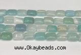 CAA4801 15.5 inches 12*16mm rectangle banded agate beads wholesale