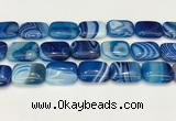 CAA4826 15.5 inches 18*25mm rectangle banded agate beads wholesale