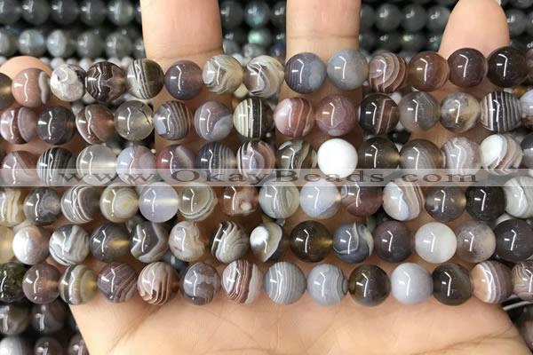 CAA4916 15.5 inches 6mm round Botswana agate beads wholesale