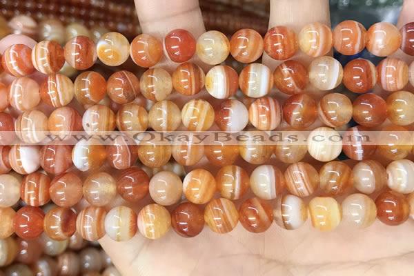 CAA4951 15.5 inches 8mm round Madagascar agate beads wholesale