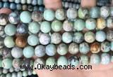 CAA4971 15.5 inches 10mm round agate gemstone beads wholesale