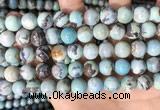 CAA4974 15.5 inches 10mm round agate gemstone beads wholesale