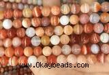 CAA5002 15.5 inches 8mm round red botswana agate beads wholesale