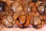 CAA5056 15.5 inches 8mm round dragon veins agate beads wholesale