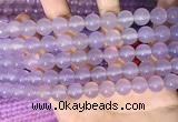 CAA5083 15.5 inches 10mm round purple agate beads wholesale