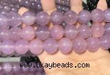 CAA5087 15.5 inches 18mm round purple agate beads wholesale