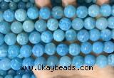 CAA5145 15.5 inches 12mm round dragon veins agate beads wholesale