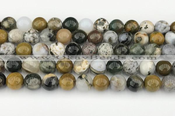 CAA5332 15.5 inches 10mm round ocean agate beads wholesale