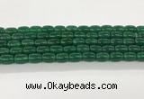 CAA5355 15.5 inches 10*14mm drum agate gemstone beads