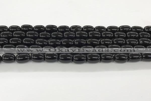 CAA5356 15.5 inches 10*14mm drum agate gemstone beads