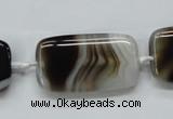 CAA536 15.5 inches 20*35mm rectangle madagascar agate beads